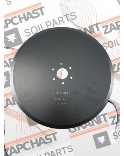 Диск сошника 381х4 John deere A22991/A72357 Kinze GD1030/GD11306,Horsch 00400840 DISCO/612L SOILPARTS HARD