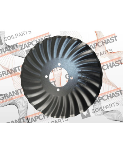 Диск хвилястий  430х5 Great Plains  20 хвиль 820-156C турбодиск DISCO/618L SOILPARTS HARD